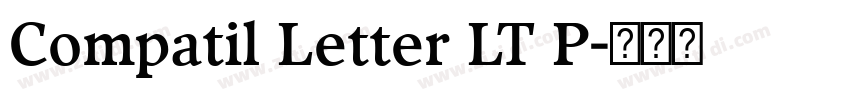 Compatil Letter LT P字体转换